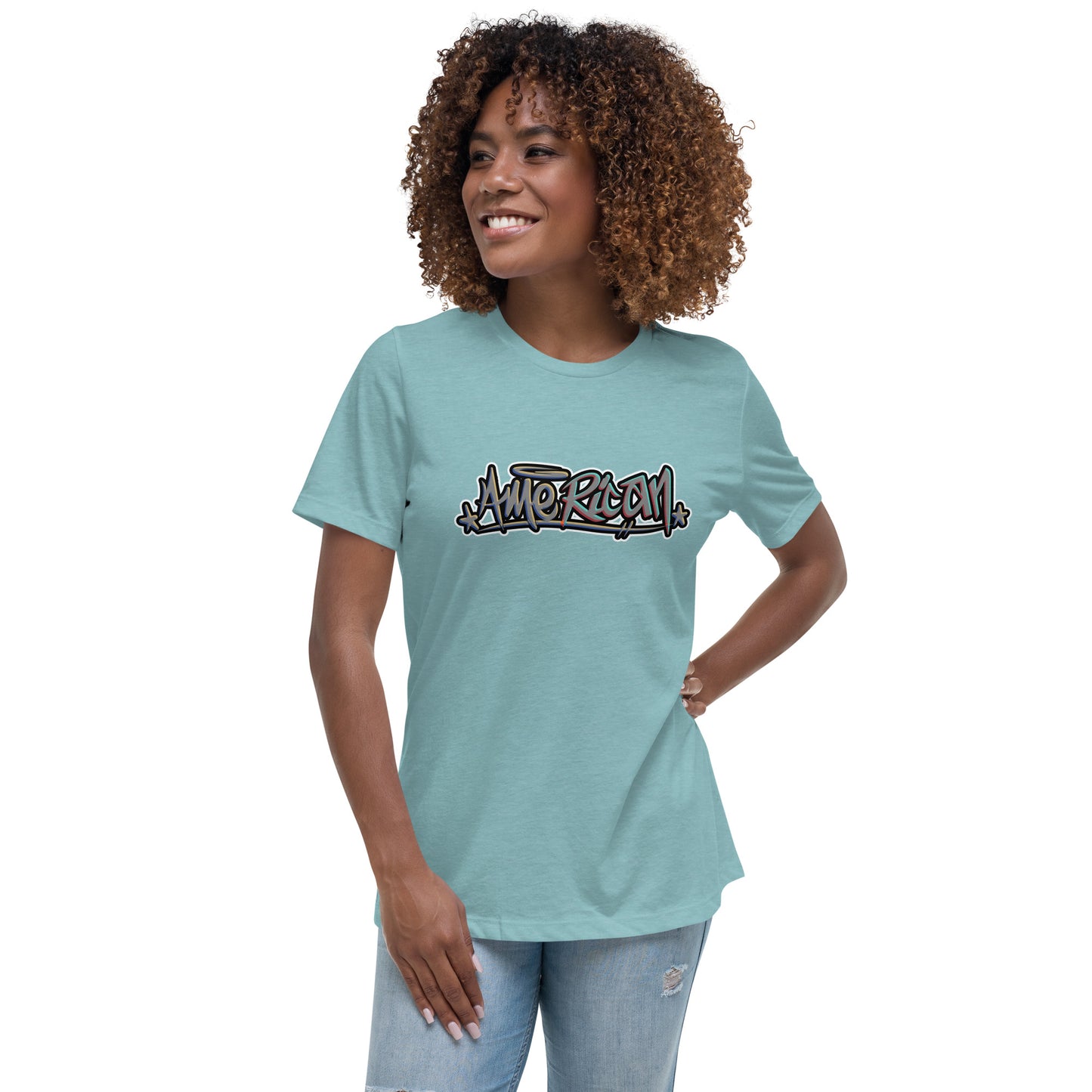 Graffytees American Graffiti Women's Relaxed T-Shirt