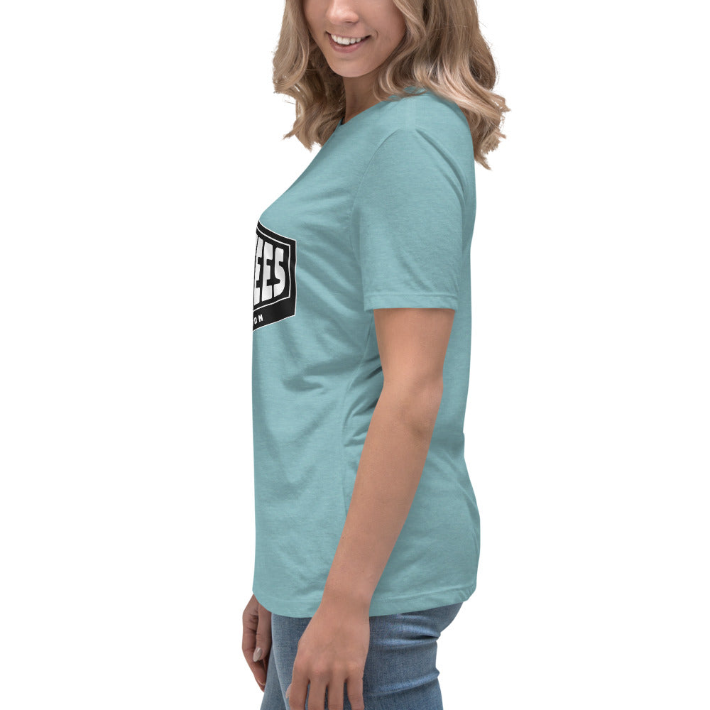 Graffytees black diamond design Women's Relaxed T-Shirt