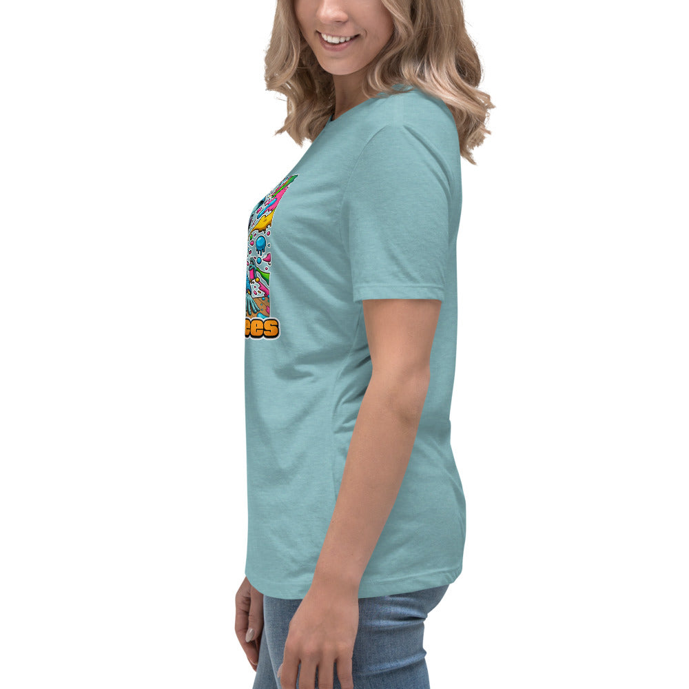 GraffyTees Alien Painter W bucket hat Women's Relaxed T-Shirt