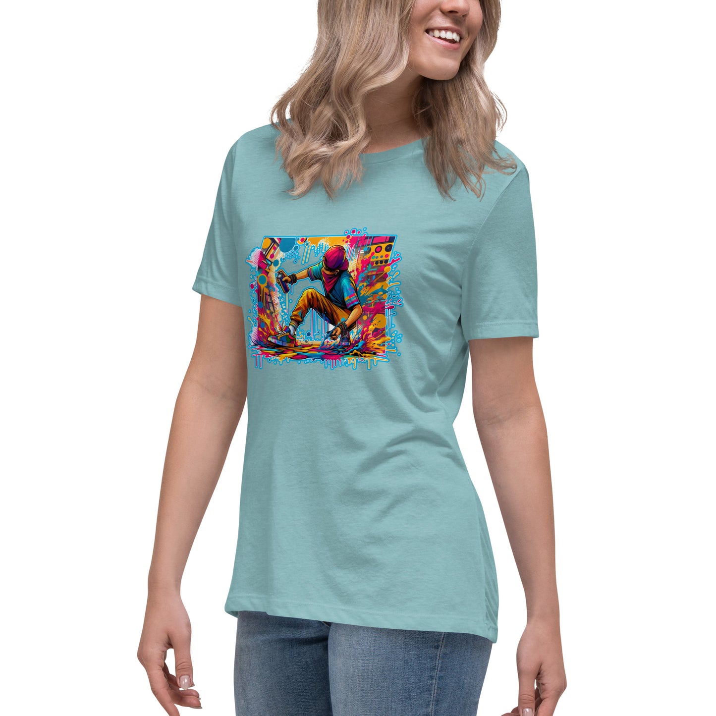 GraffyTees Vandal Artist Full ColorWomen's Relaxed T-Shirt
