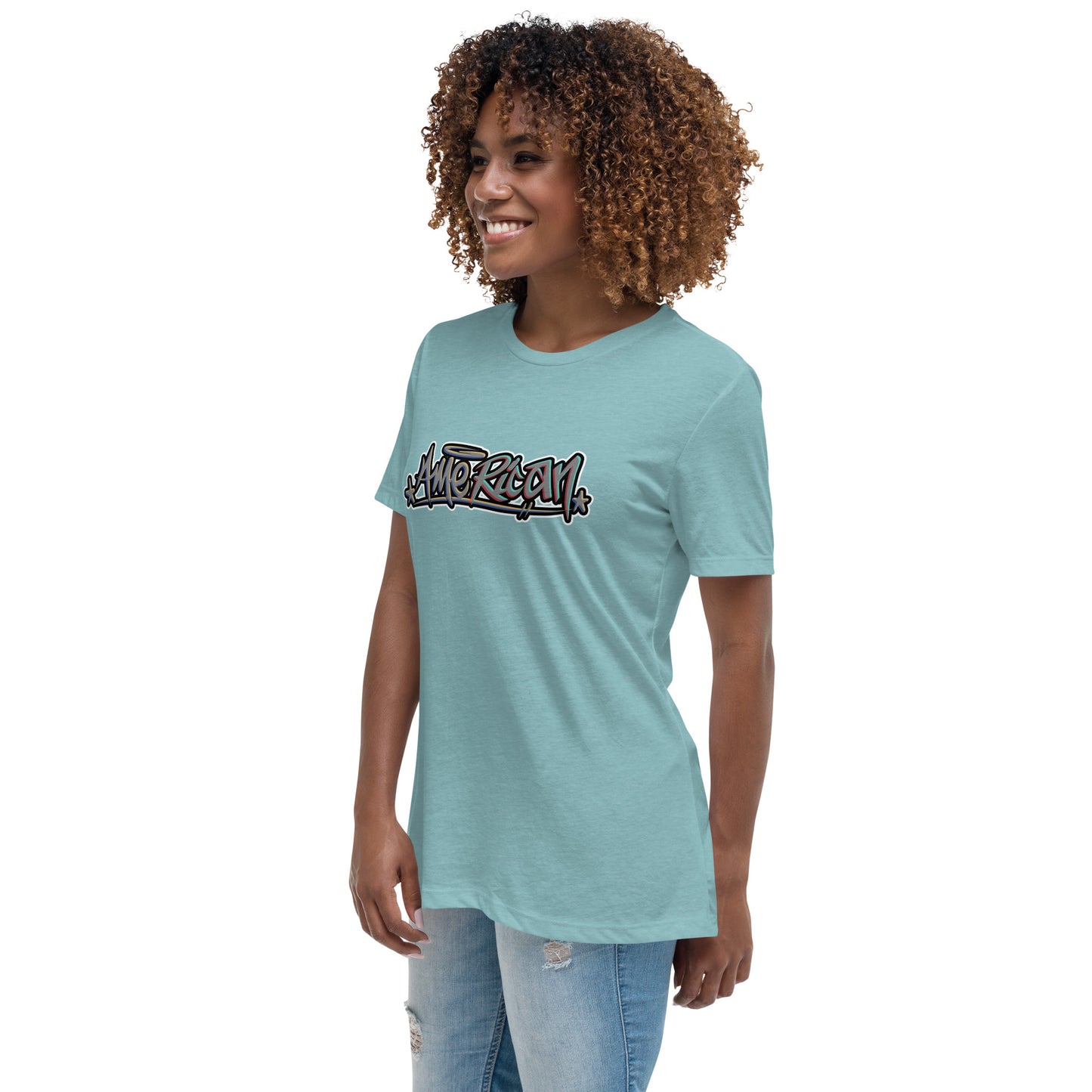 Graffytees American Graffiti Women's Relaxed T-Shirt