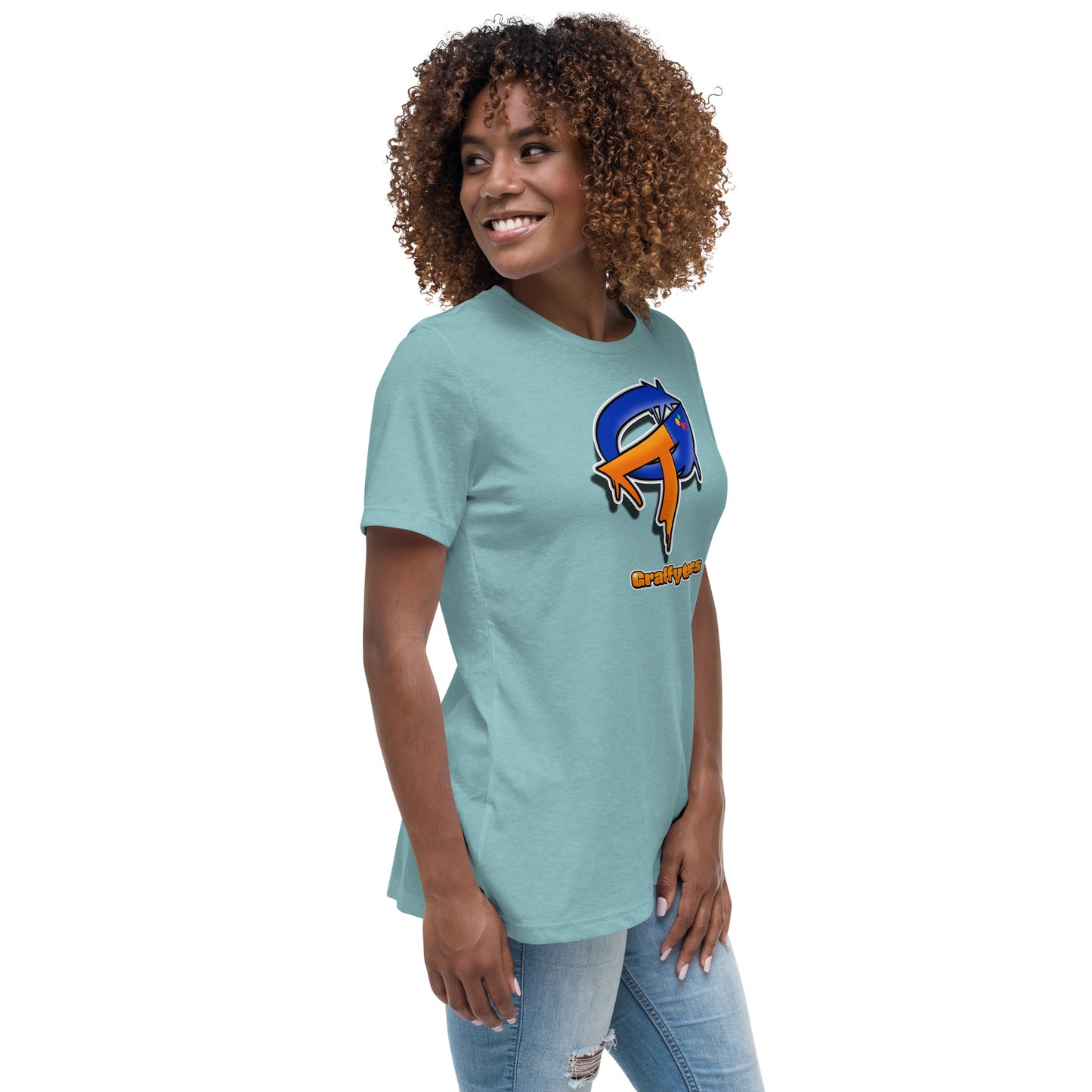 Graffytees GT graffiti monogram Women's Relaxed T-Shirt