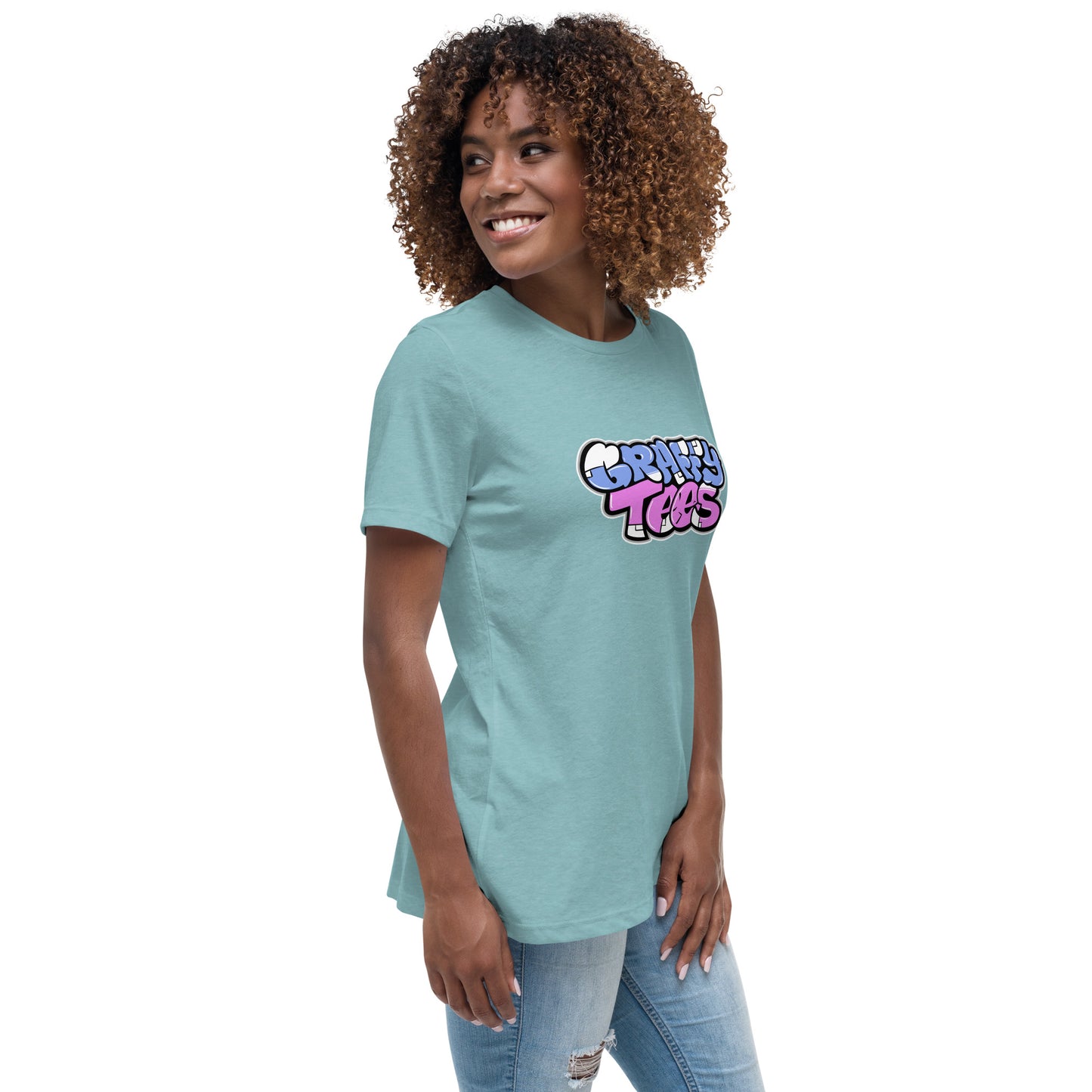 Graffitees Bubble letter logo Women's Relaxed T-Shirt