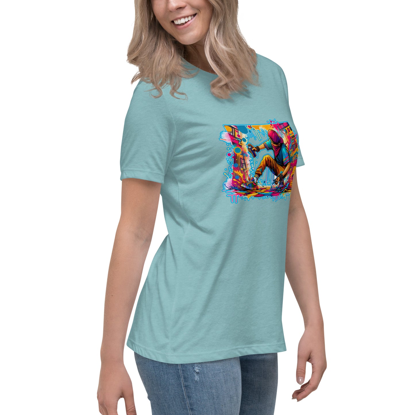 GraffyTees Vandal Artist Full ColorWomen's Relaxed T-Shirt