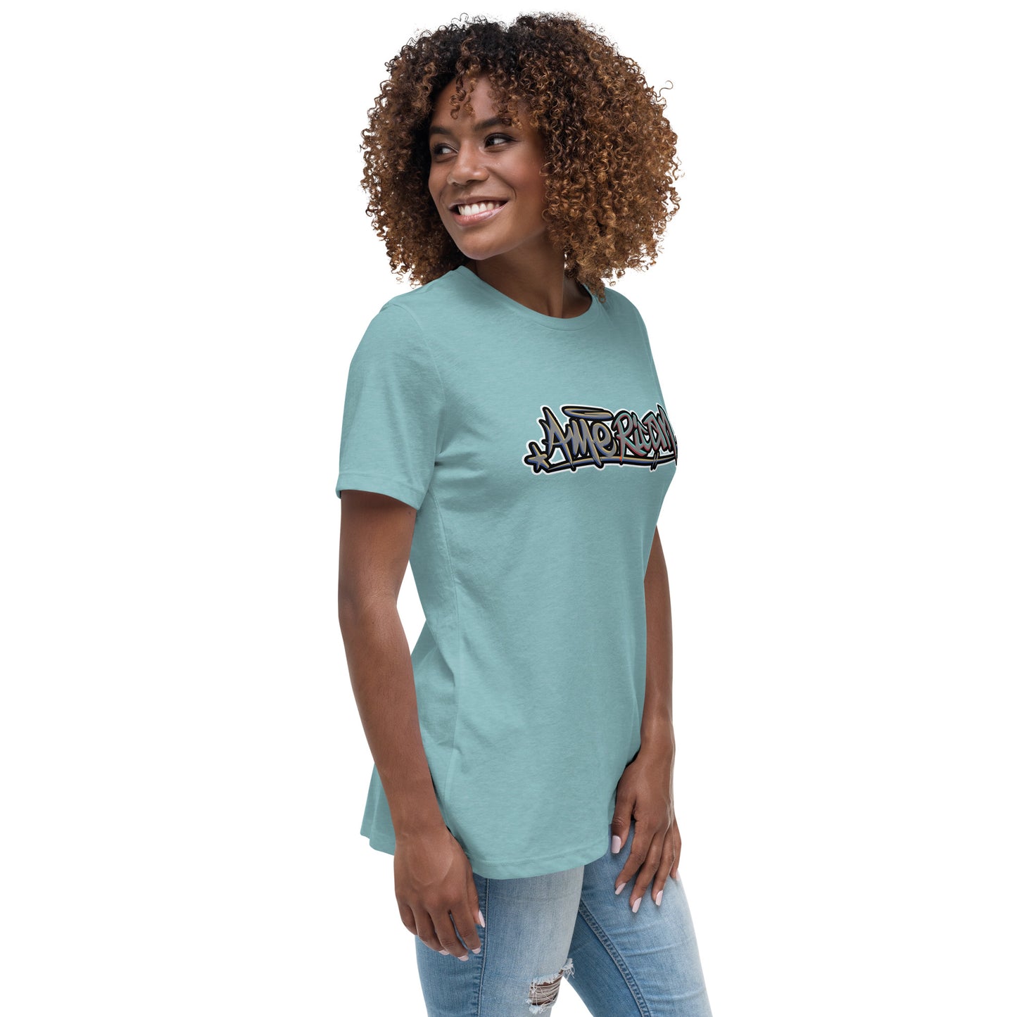 Graffytees American Graffiti Women's Relaxed T-Shirt