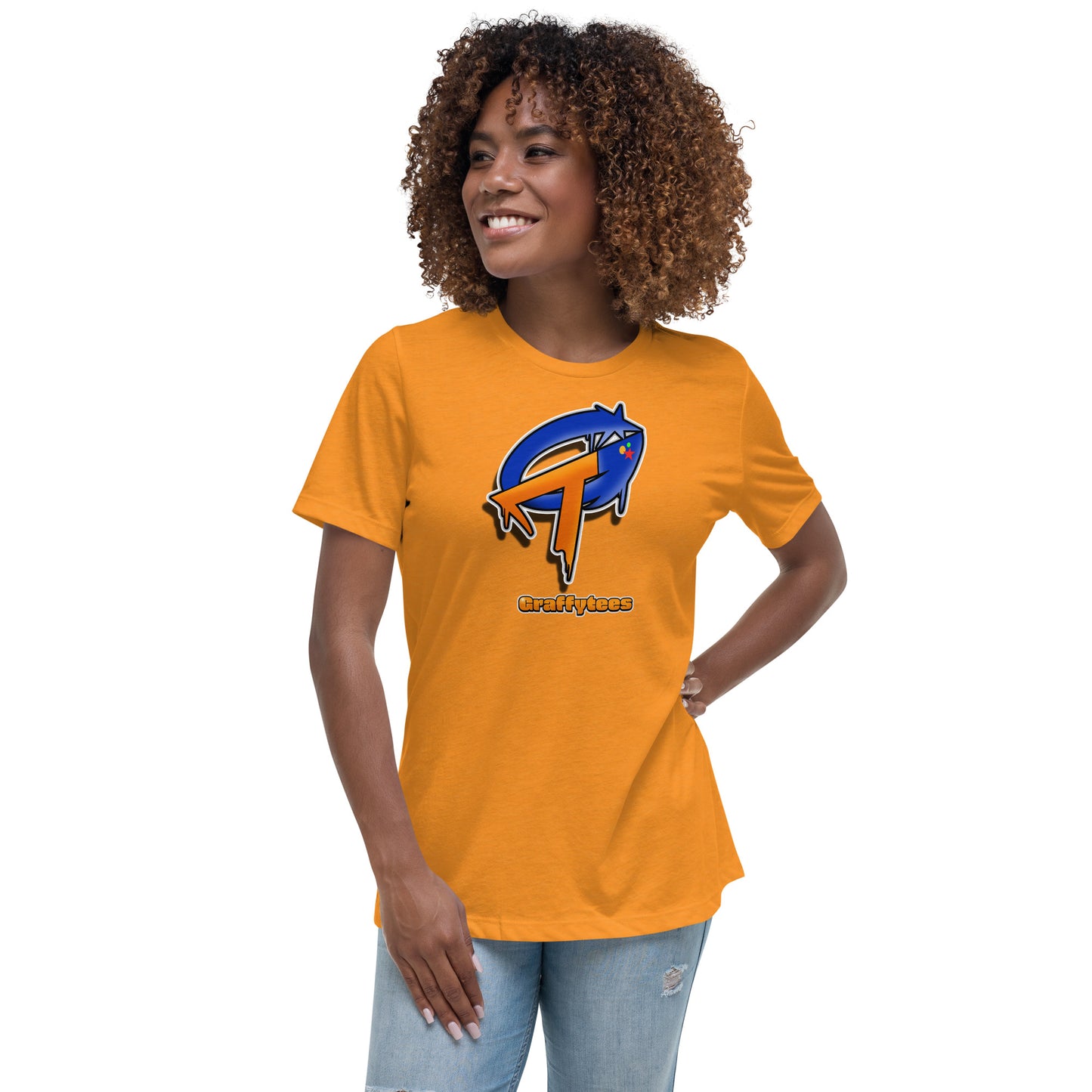 Graffytees GT graffiti monogram Women's Relaxed T-Shirt