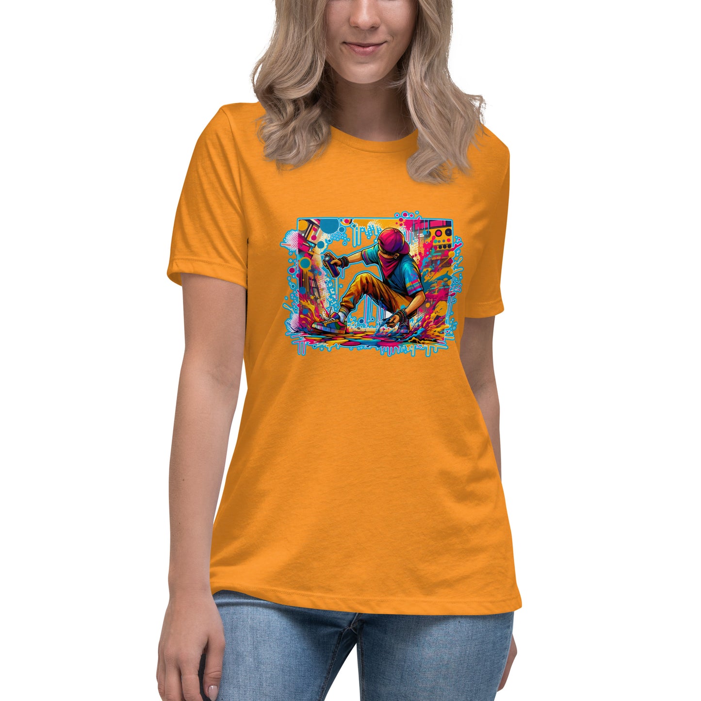 GraffyTees Vandal Artist Full ColorWomen's Relaxed T-Shirt