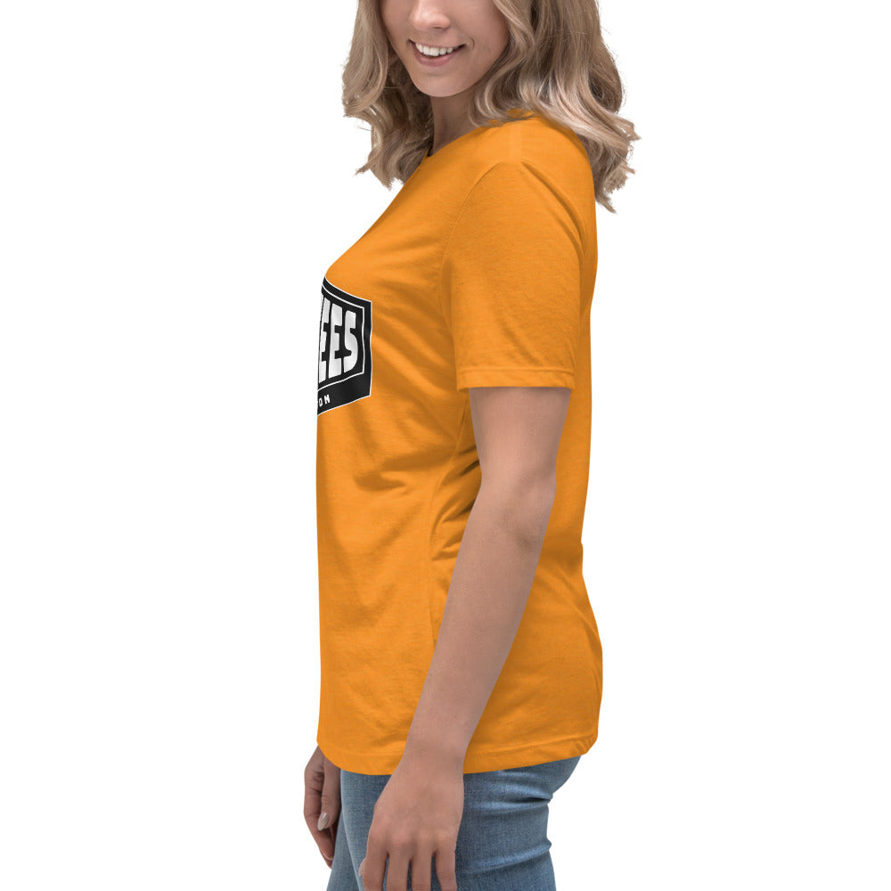 Graffytees black diamond design Women's Relaxed T-Shirt