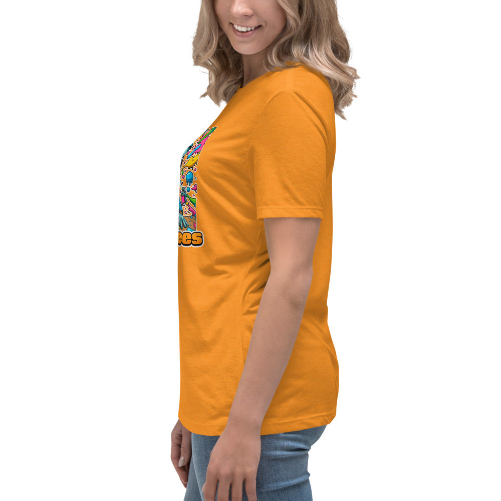 GraffyTees Alien Painter W bucket hat Women's Relaxed T-Shirt