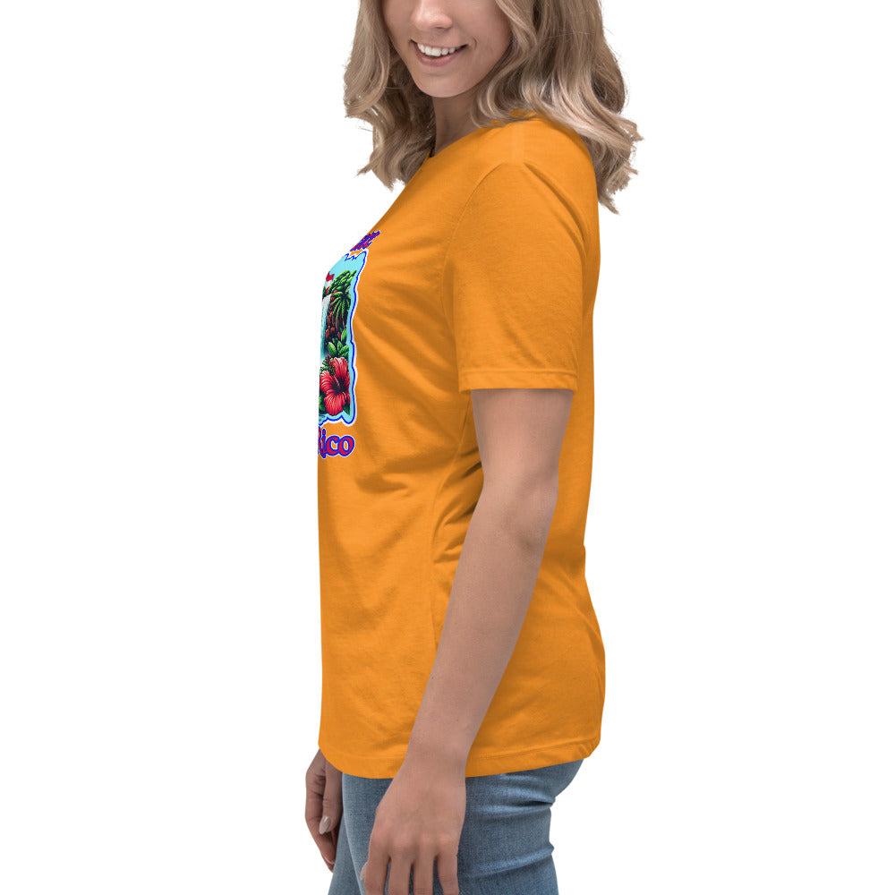 Graffytees I celebrate Puerto Rico Women's Relaxed T-Shirt