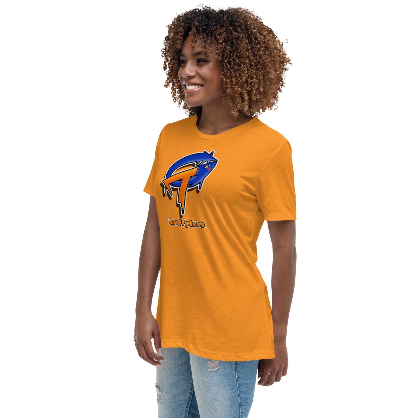 Graffytees GT graffiti monogram Women's Relaxed T-Shirt