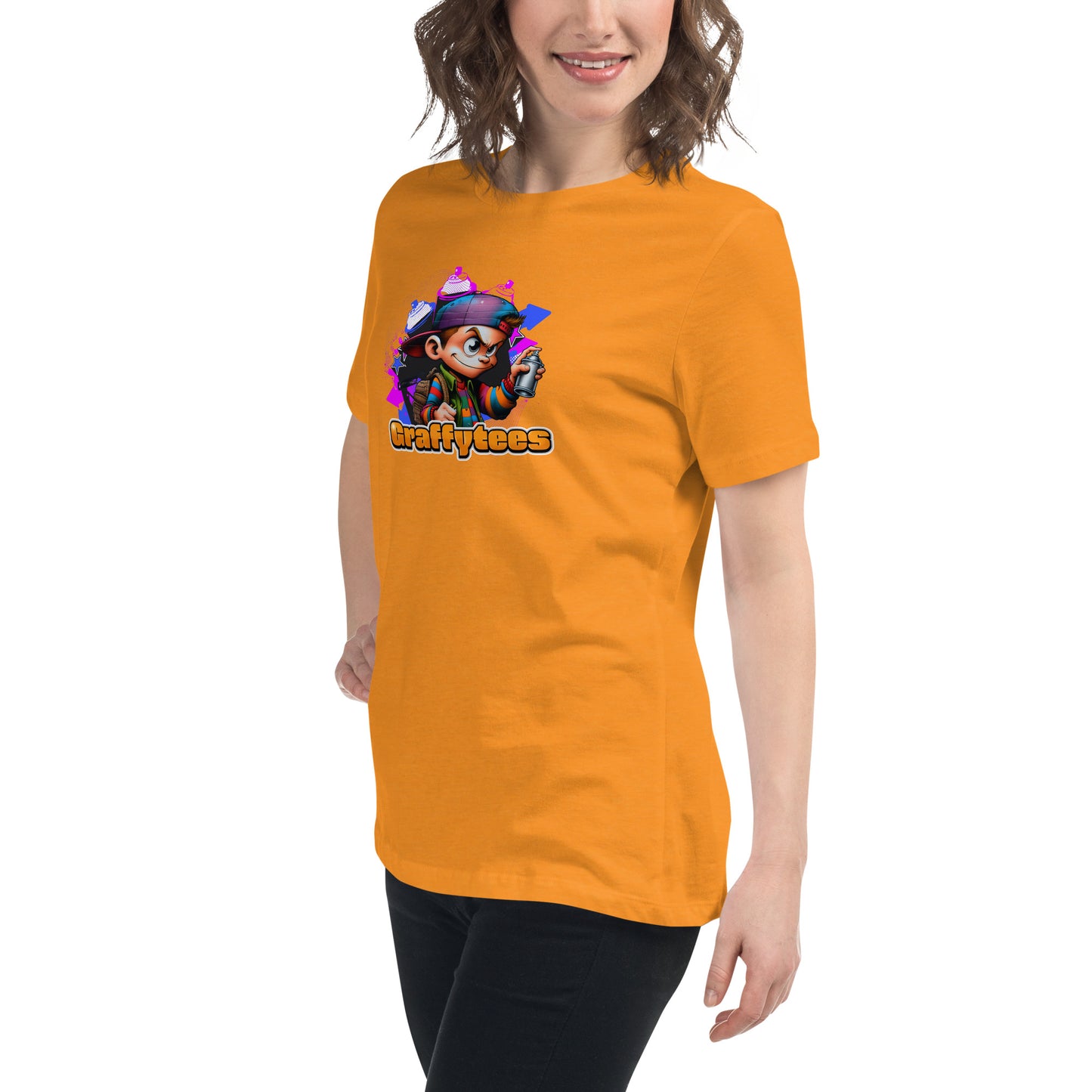 Graffytees Graffiti Vandal design Women's Relaxed T-Shirt