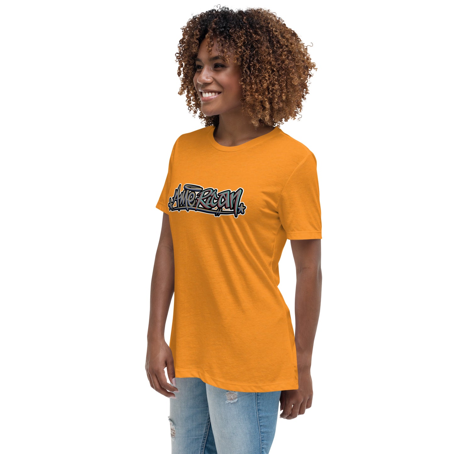 Graffytees American Graffiti Women's Relaxed T-Shirt