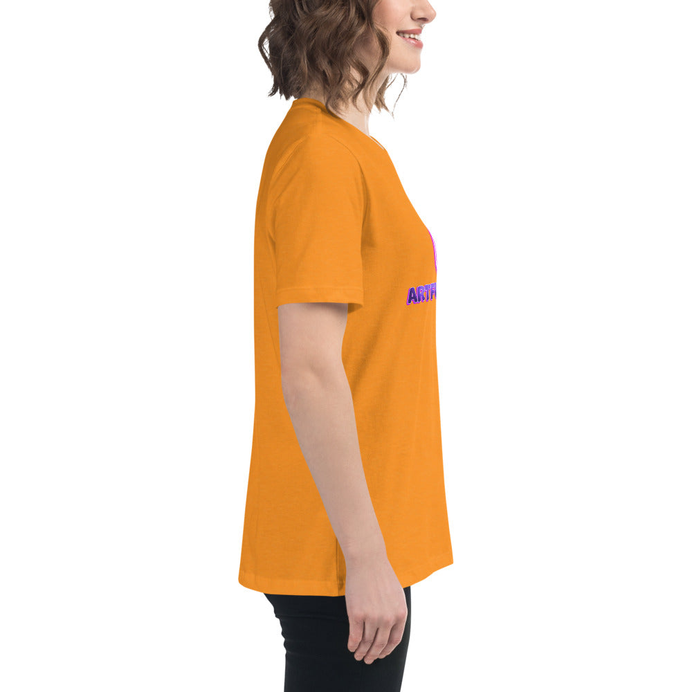 Artful Alienz logo Women's Relaxed T-Shirt