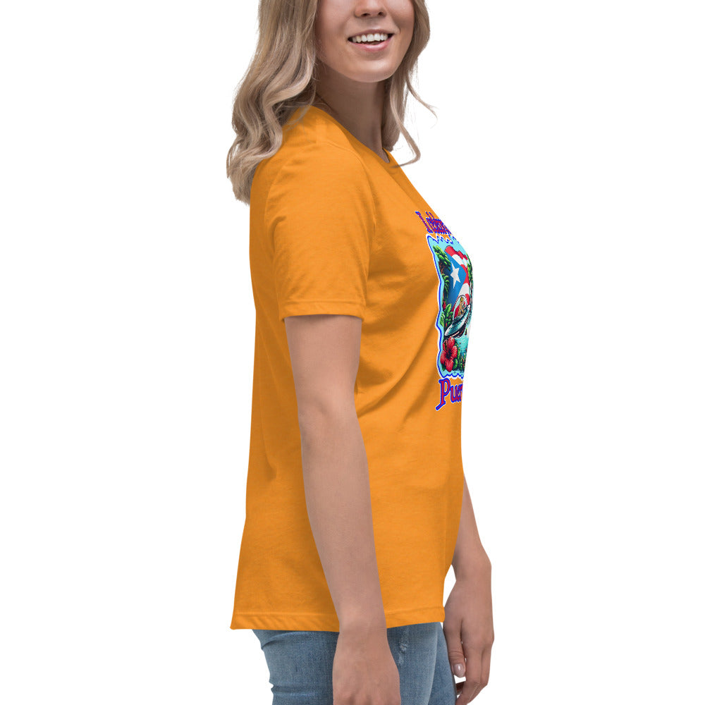 Graffytees I celebrate Puerto Rico Women's Relaxed T-Shirt