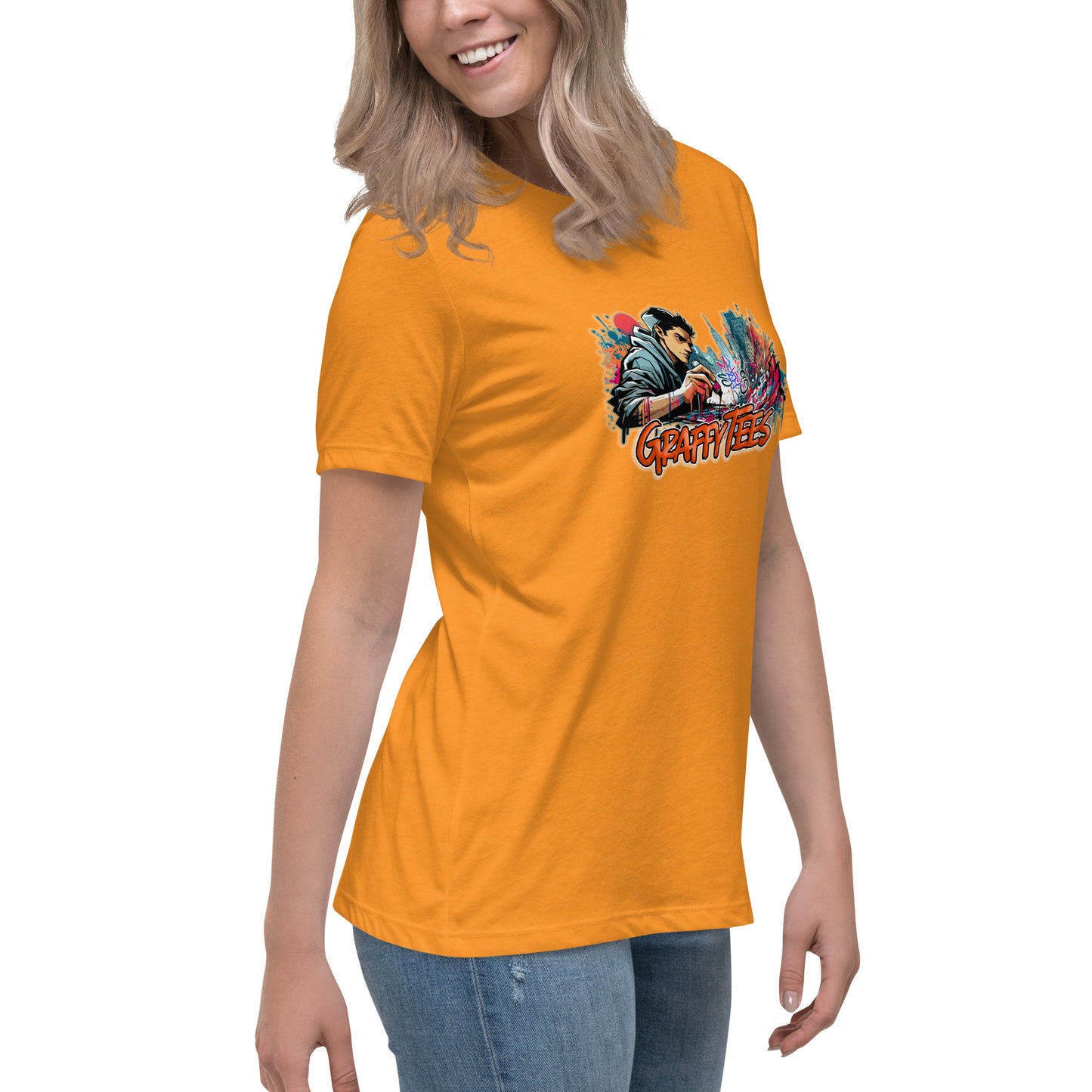 GraffyTees Writer Vandal with Pilot Marker Women's Relaxed T-Shirt