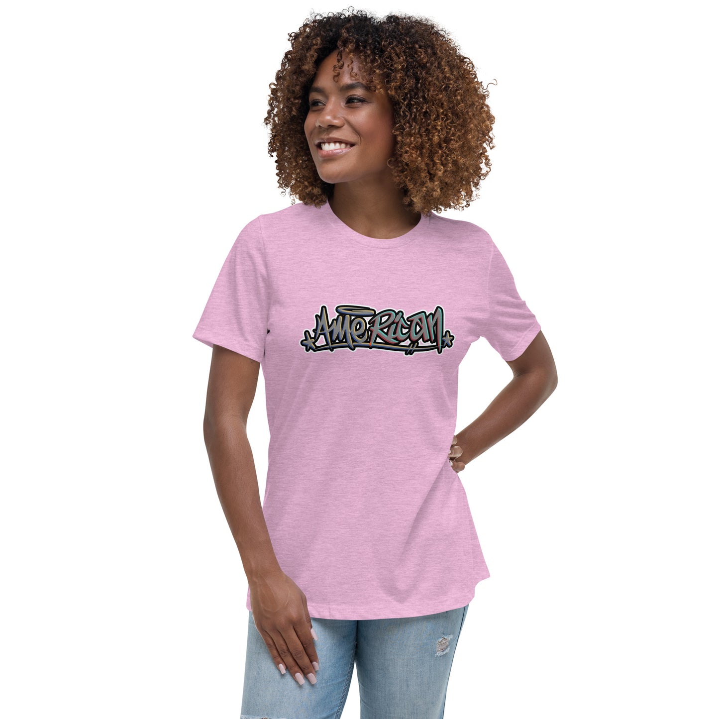 Graffytees American Graffiti Women's Relaxed T-Shirt