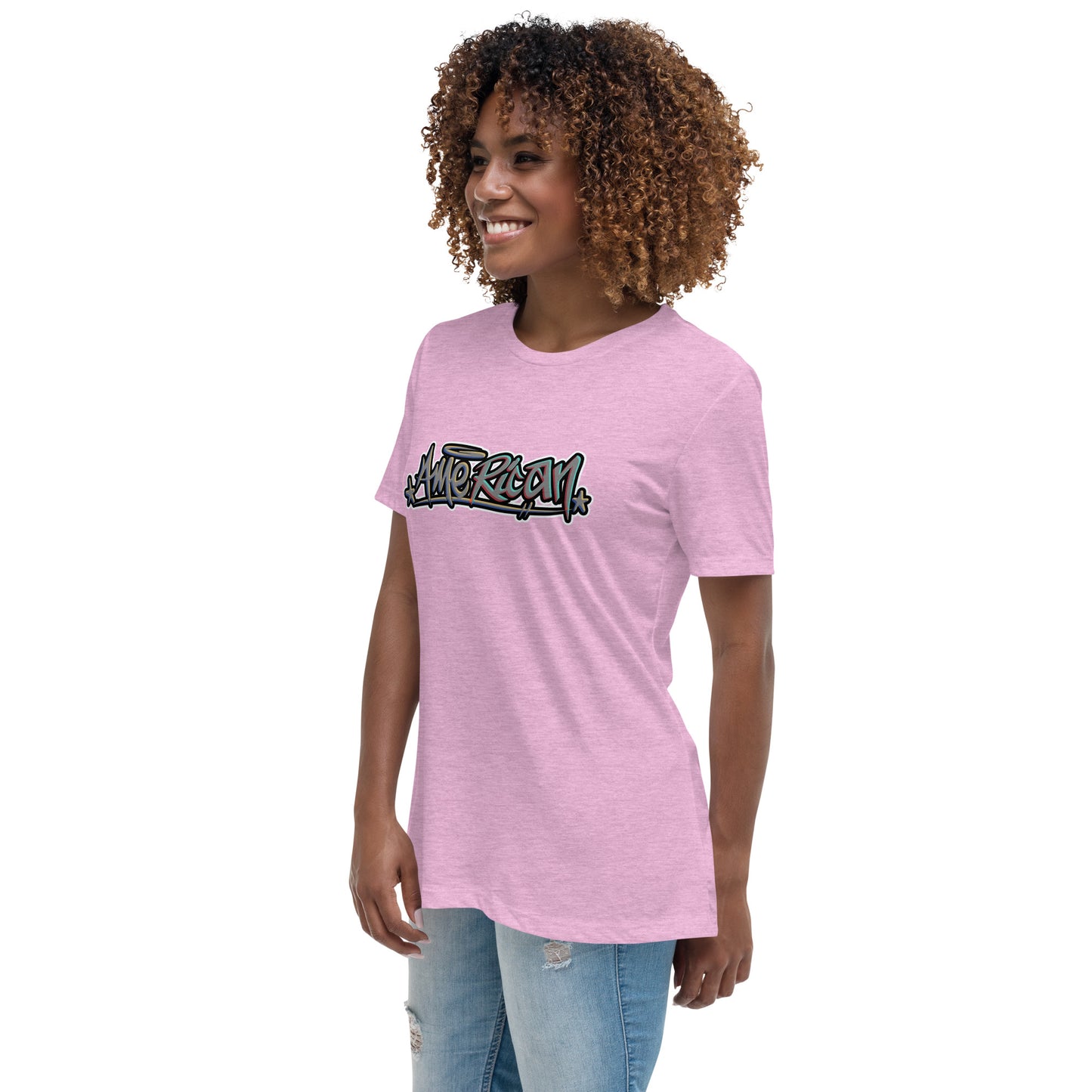 Graffytees American Graffiti Women's Relaxed T-Shirt