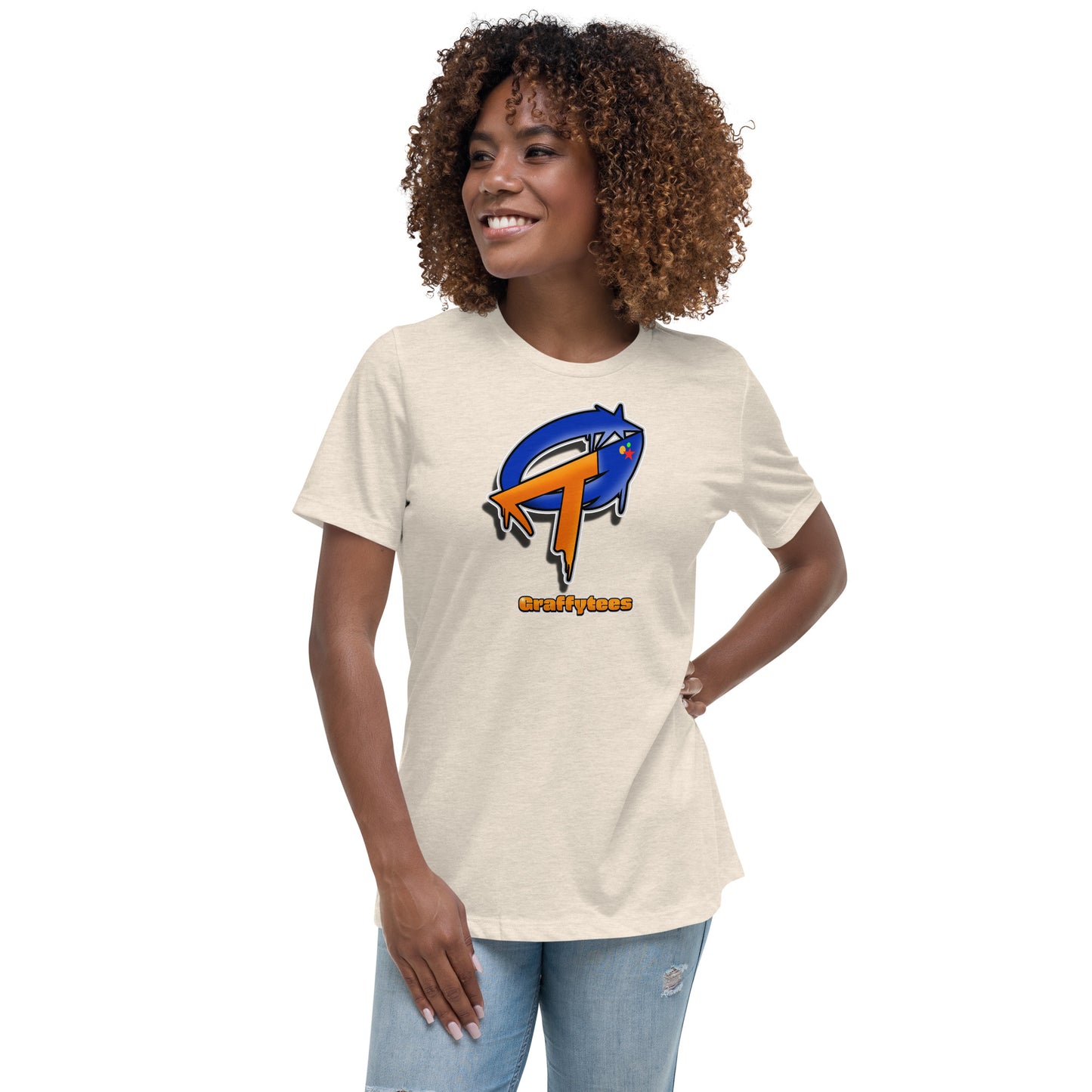 Graffytees GT graffiti monogram Women's Relaxed T-Shirt