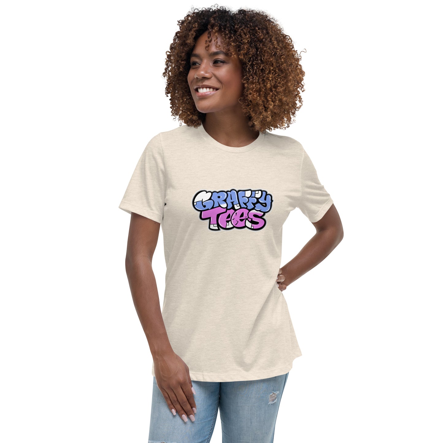 Graffitees Bubble letter logo Women's Relaxed T-Shirt
