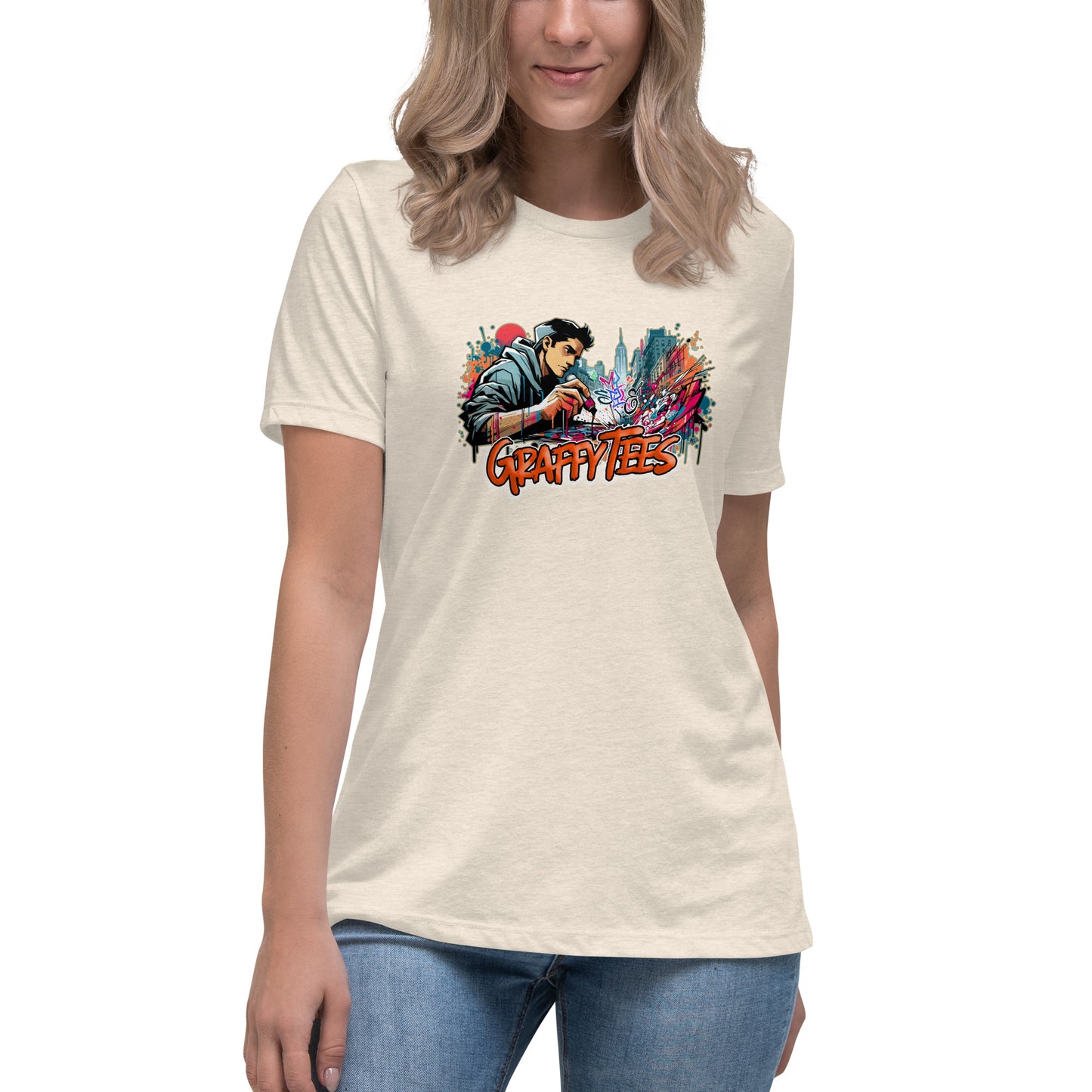 GraffyTees Writer Vandal with Pilot Marker Women's Relaxed T-Shirt