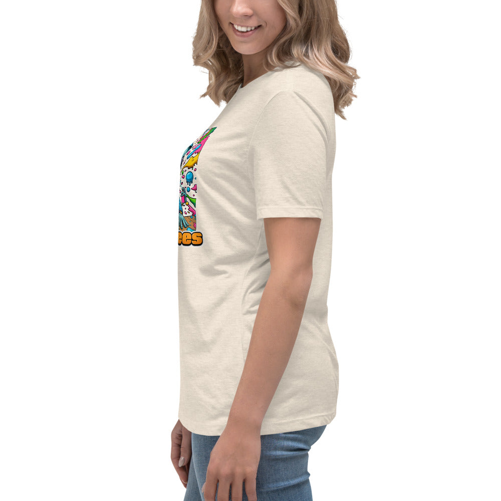 GraffyTees Alien Painter W bucket hat Women's Relaxed T-Shirt