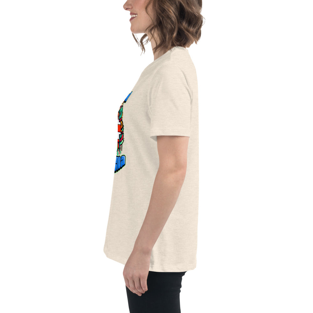 Graffytees Proud Boricua Women's Relaxed T-Shirt
