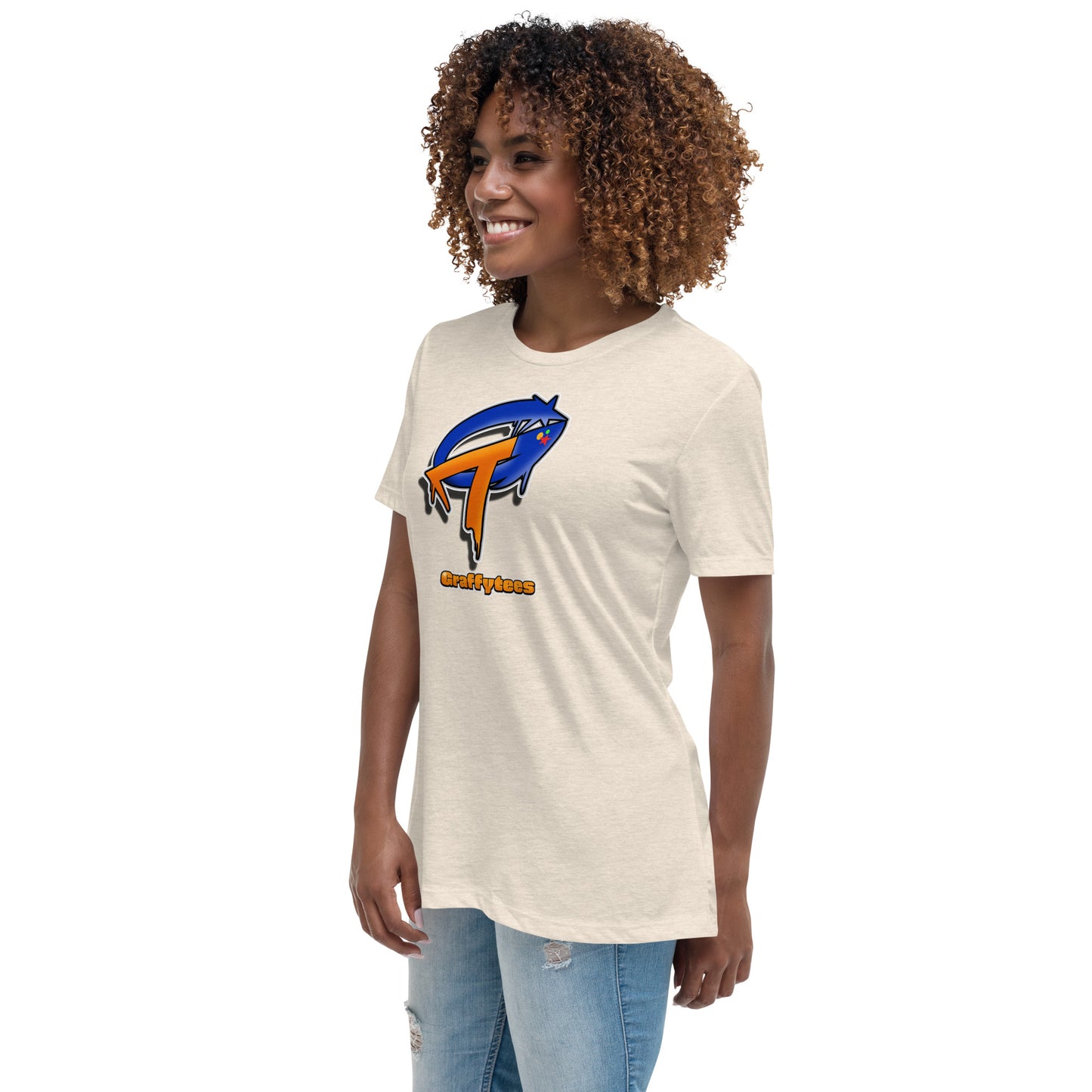 Graffytees GT graffiti monogram Women's Relaxed T-Shirt