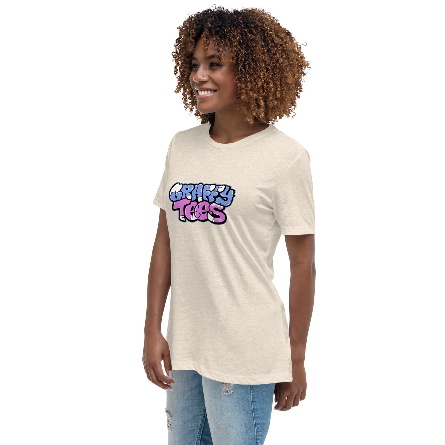 Graffitees Bubble letter logo Women's Relaxed T-Shirt