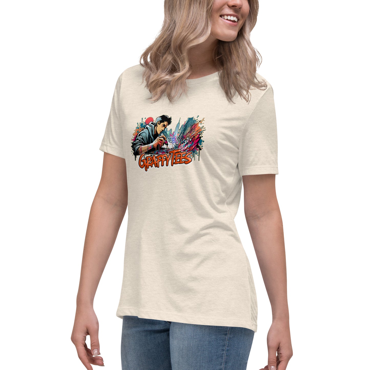 GraffyTees Writer Vandal with Pilot Marker Women's Relaxed T-Shirt