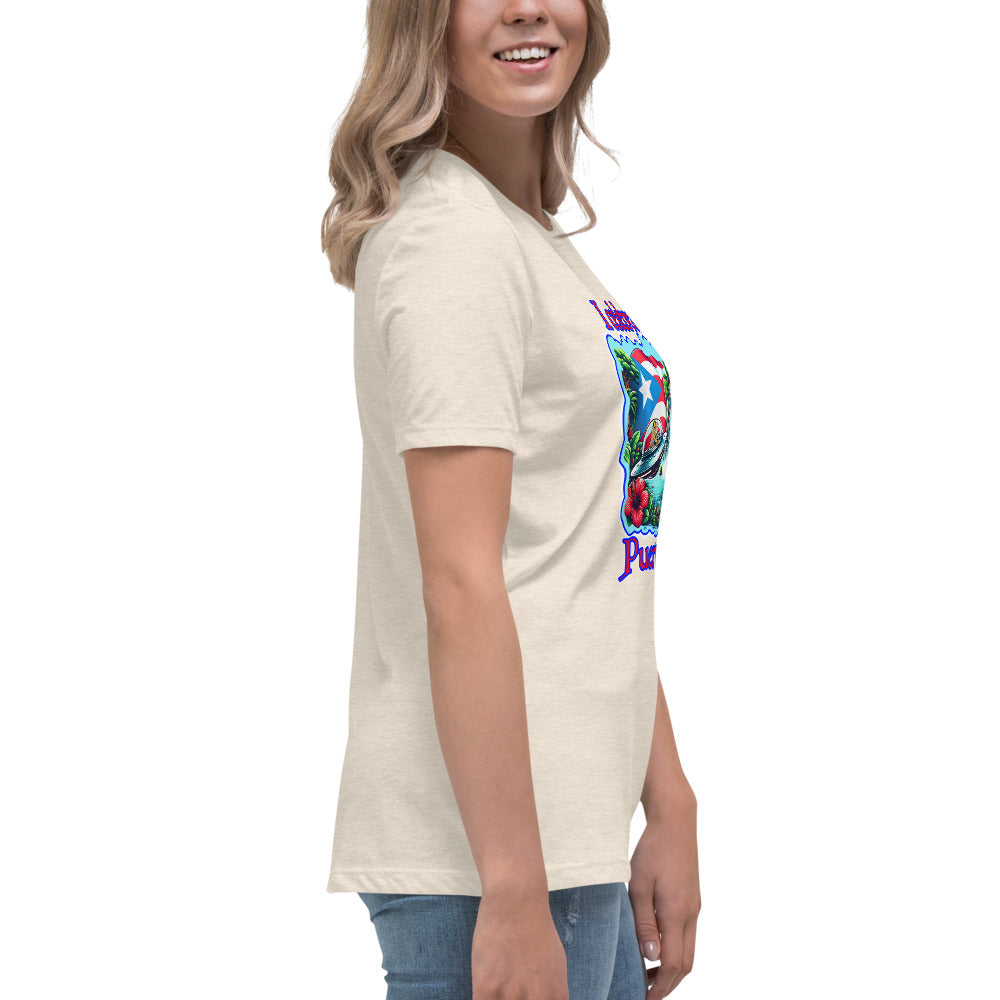 Graffytees I celebrate Puerto Rico Women's Relaxed T-Shirt