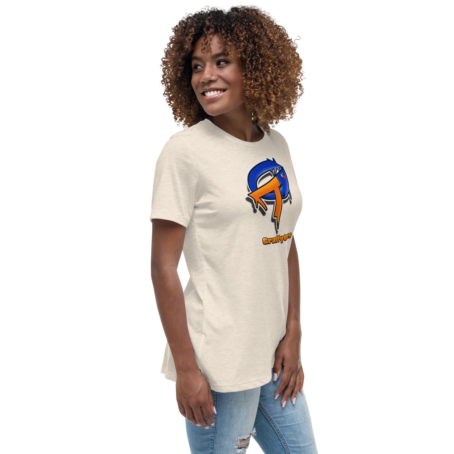 Graffytees GT graffiti monogram Women's Relaxed T-Shirt
