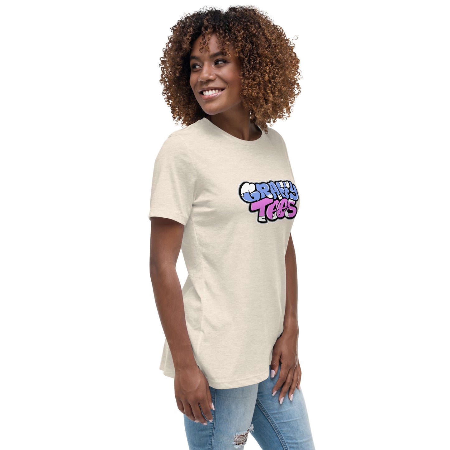 Graffitees Bubble letter logo Women's Relaxed T-Shirt