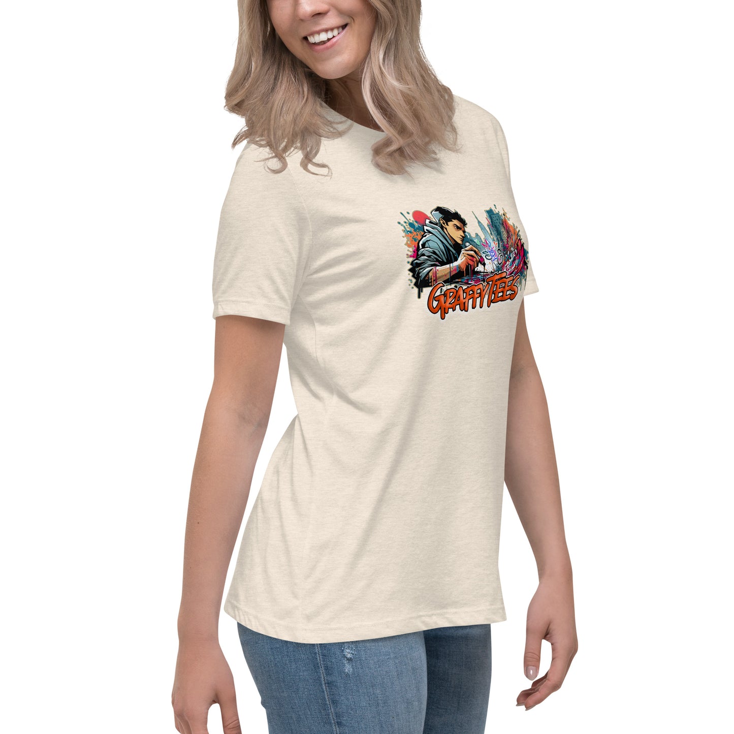 GraffyTees Writer Vandal with Pilot Marker Women's Relaxed T-Shirt