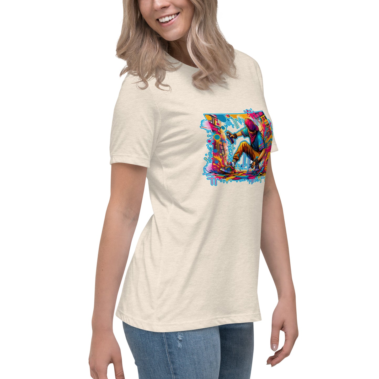 GraffyTees Vandal Artist Full ColorWomen's Relaxed T-Shirt