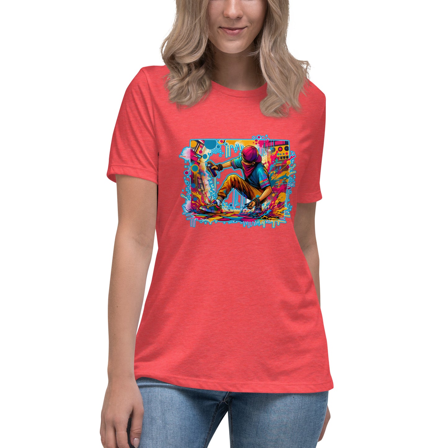 GraffyTees Vandal Artist Full ColorWomen's Relaxed T-Shirt