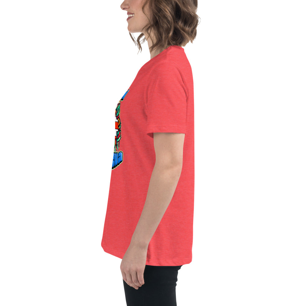 Graffytees Proud Boricua Women's Relaxed T-Shirt