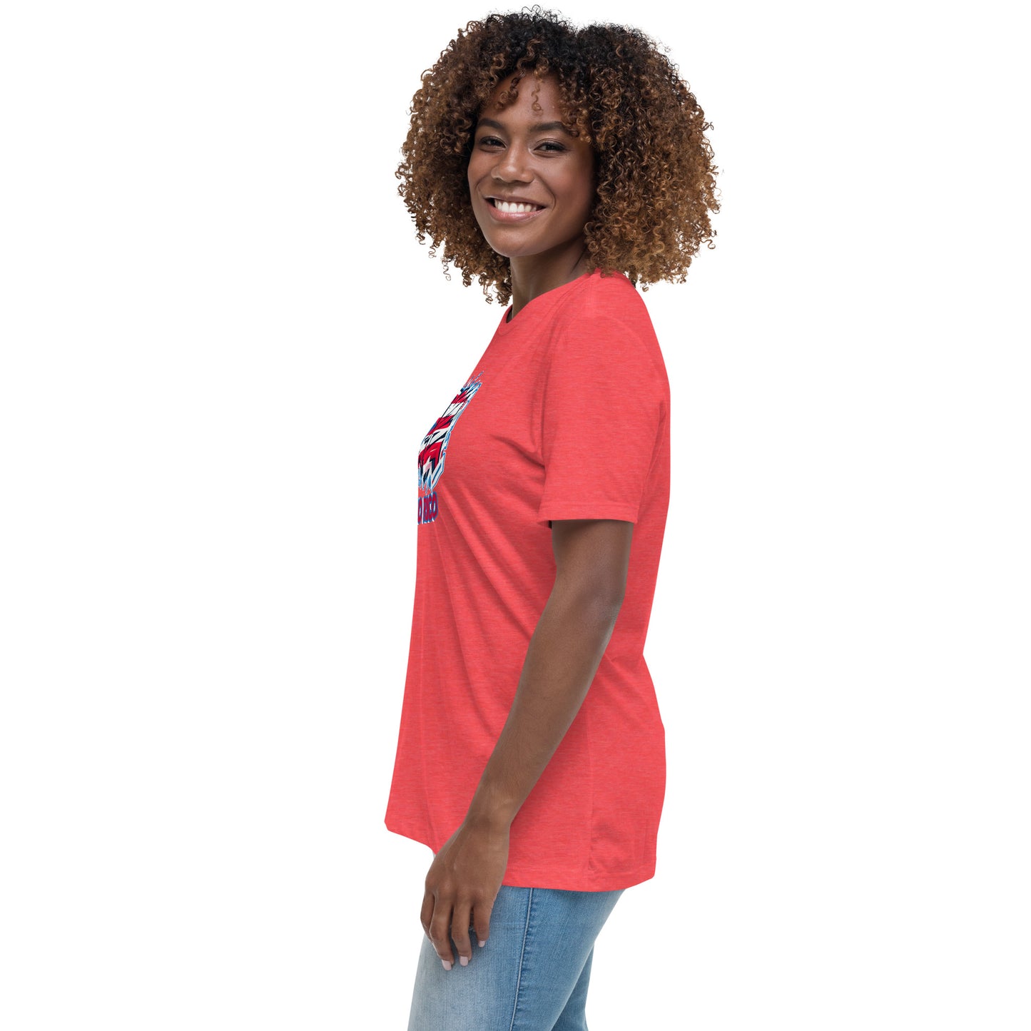 Graffytees Puerto Rico Graffiti flag Women's Relaxed T-Shirt