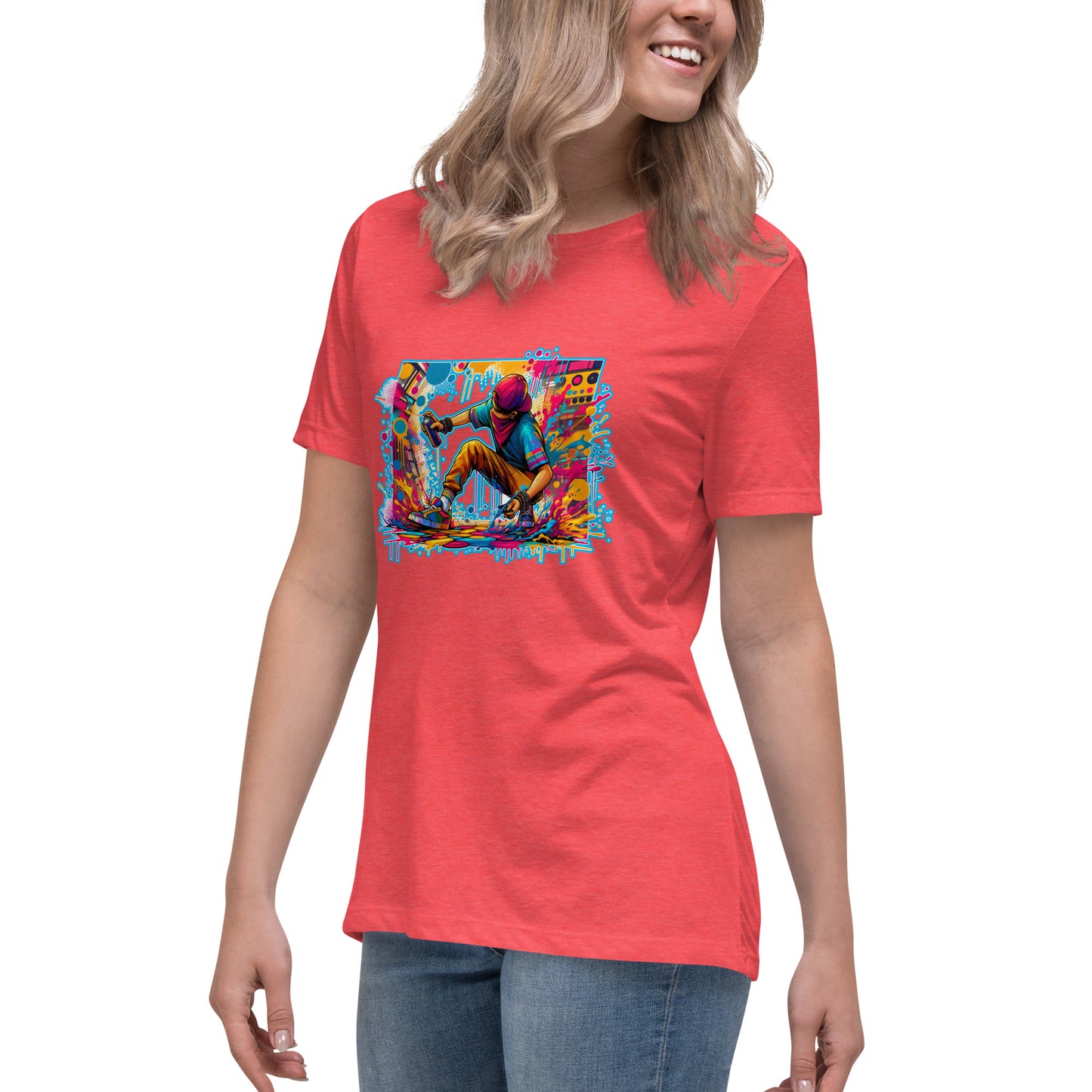 GraffyTees Vandal Artist Full ColorWomen's Relaxed T-Shirt