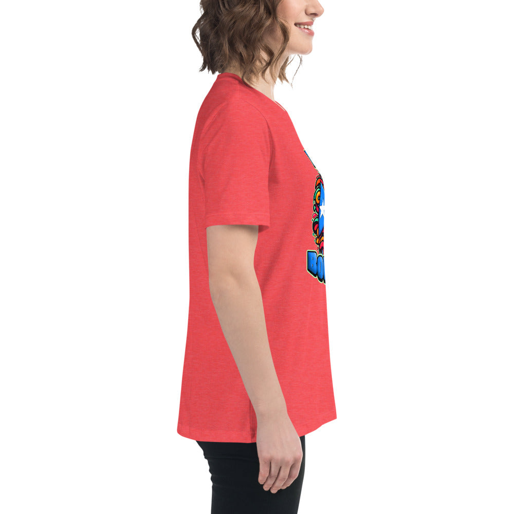 Graffytees Proud Boricua Women's Relaxed T-Shirt
