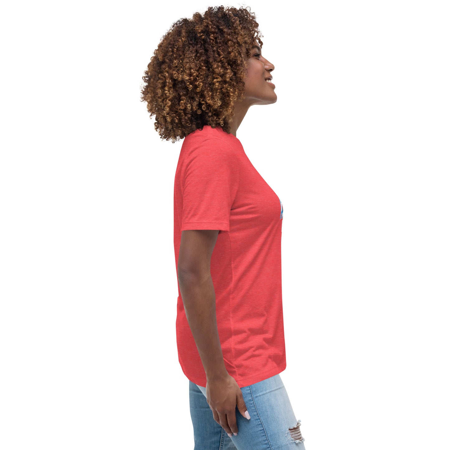 Graffytees Puerto Rico Graffiti flag Women's Relaxed T-Shirt