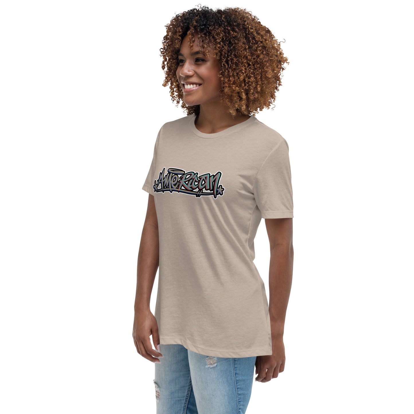 Graffytees American Graffiti Women's Relaxed T-Shirt
