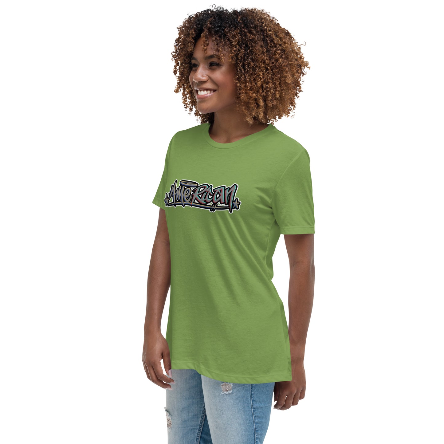 Graffytees American Graffiti Women's Relaxed T-Shirt