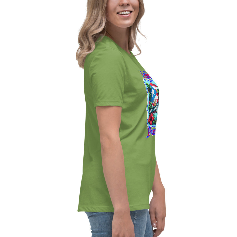 Graffytees I celebrate Puerto Rico Women's Relaxed T-Shirt