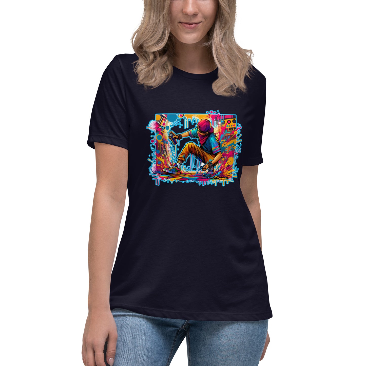 GraffyTees Vandal Artist Full ColorWomen's Relaxed T-Shirt