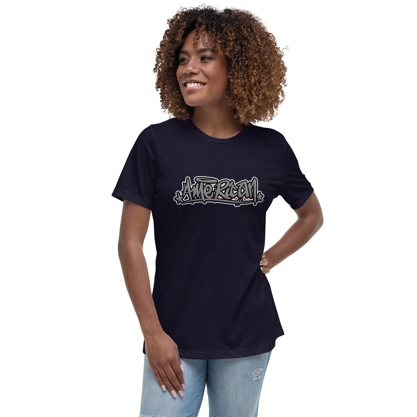 Graffytees American Graffiti Women's Relaxed T-Shirt