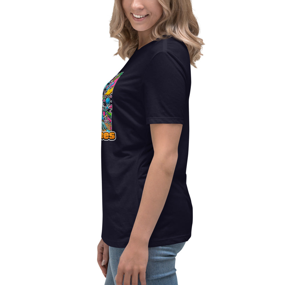 GraffyTees Alien Painter W bucket hat Women's Relaxed T-Shirt