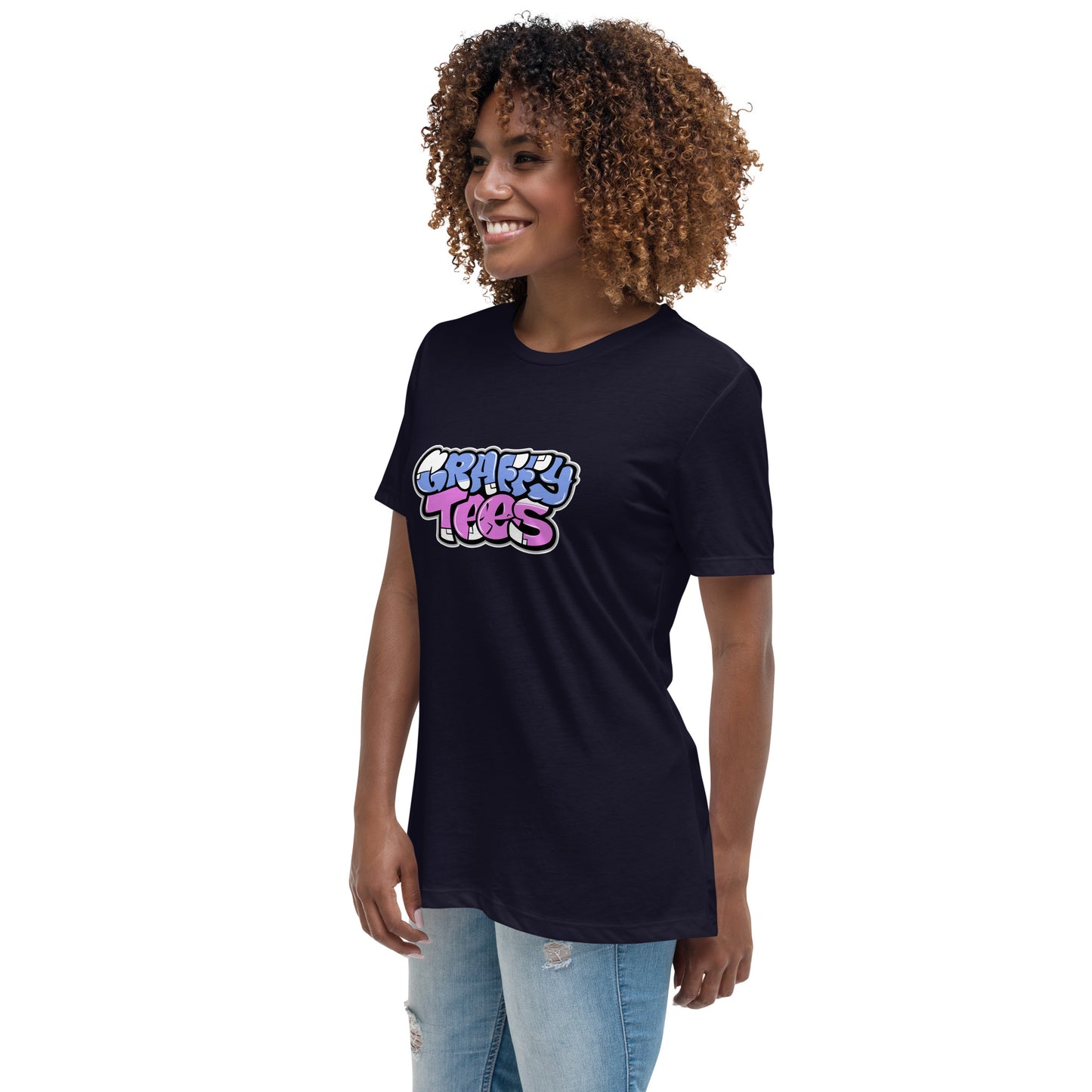 Graffitees Bubble letter logo Women's Relaxed T-Shirt