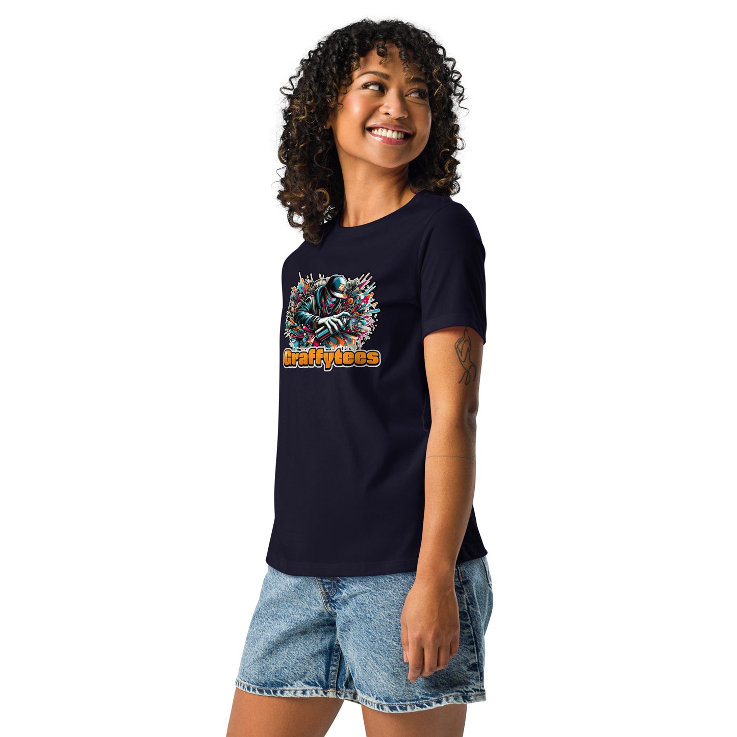 GraffyTees Graffiti Vandal Women's Relaxed T-Shirt