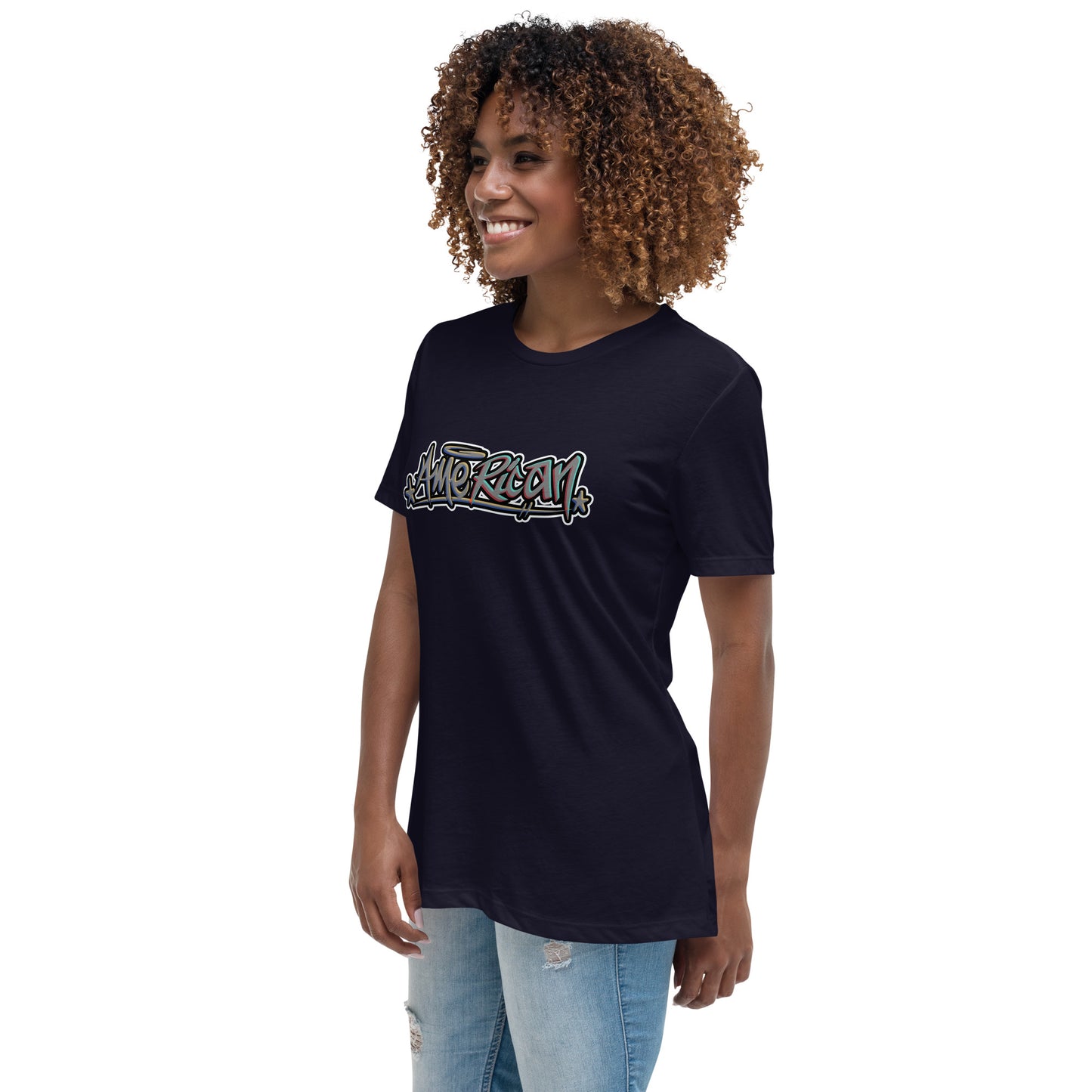 Graffytees American Graffiti Women's Relaxed T-Shirt